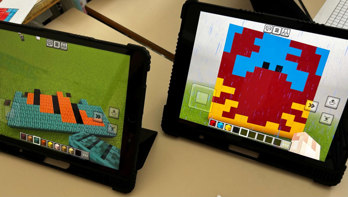 Animali marini...con Minecraft!